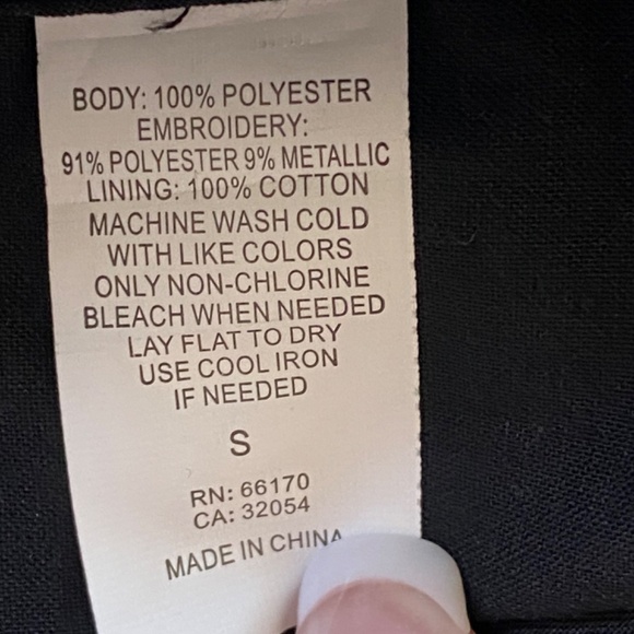 Urban Outfitters Staring at Stars Embroidered Bra Small Black and Gold - Picture 5 of 7